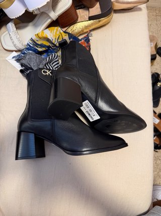 Botines Calvin Klein Negros Mujer