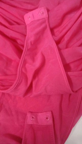 Body Zara Talla M Rosa Drapeado