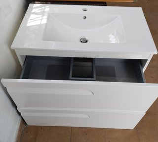 Espectacular mueble de baño , lavamanos suspendido
