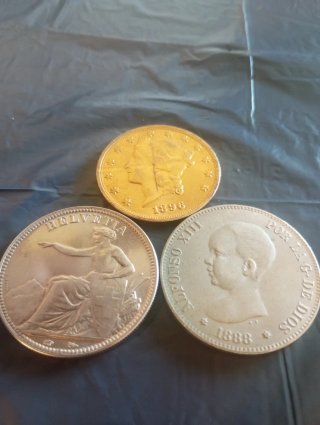 Lote 3 Monedas Antiguas