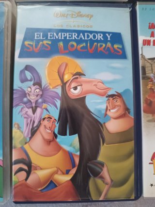 Lote 6 Películas VHS Disney y Warner Bros