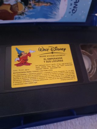 Lote 6 Películas VHS Disney y Warner Bros