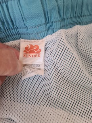 Costume da bagno Sundek uomo azzurro vintage