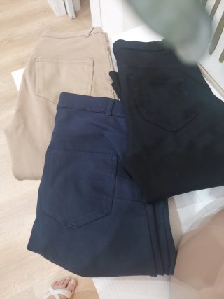 Confezione da 3 pantaloni skinny da ufficio