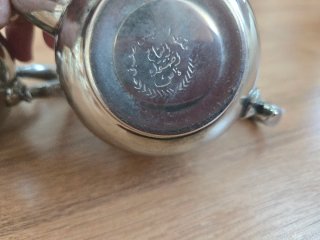 Tetera Marroquí Vintage Latón Plateado