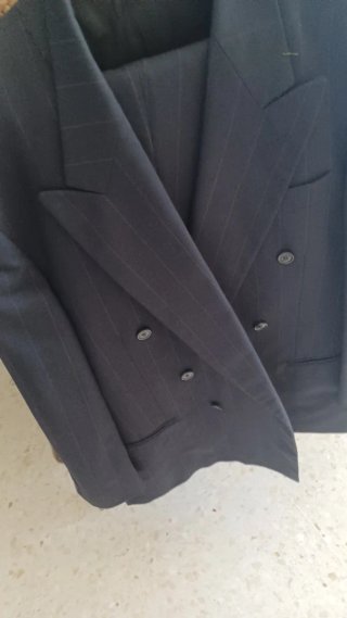 Traje Chaqueta Hombre Talla 50 raya Diplomática