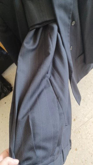Traje Chaqueta Hombre Talla 50 raya Diplomática