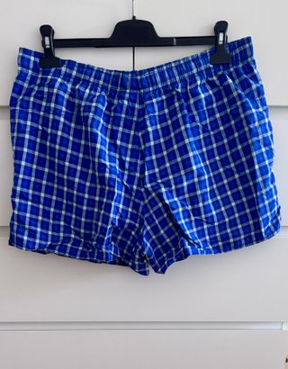 Bañador Adidas Cuadros Azul Talla XL