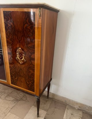 Mobile vintage anni '60 vetrina
