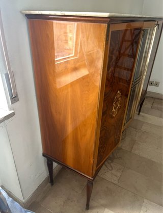 Mobile vintage anni '60 vetrina