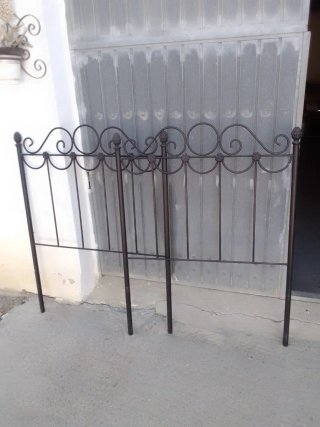 Dos Cabeceros de forja para cama