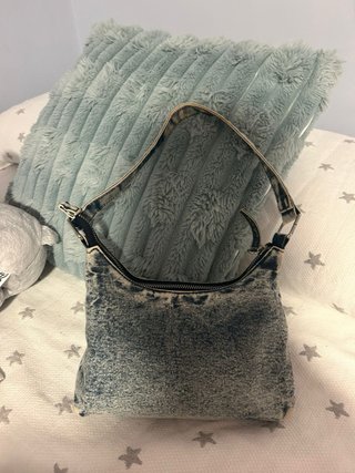Bolso Tejano Pull&Bear Azul/Gris