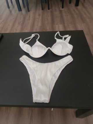 Bikini Blanco Texturizado