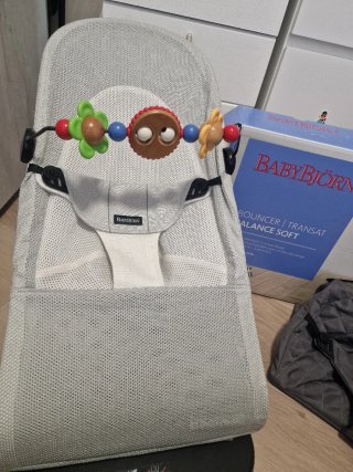 Hamaca BabyBjörn Balance Soft Gris