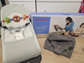 Hamaca BabyBjörn Balance Soft Gris