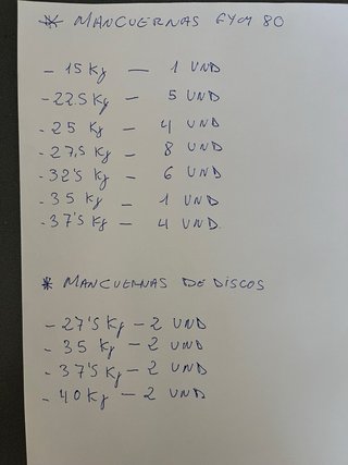 Mancuernas Profesionales (Pares Sueltos)