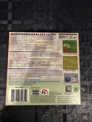 FIFA 2000 Game Boy Color Caja y Manual