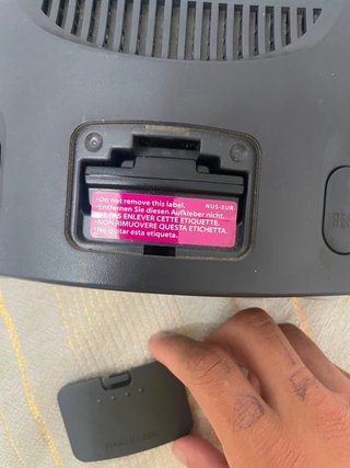 Nintendo 64 Consola Negra y Gris