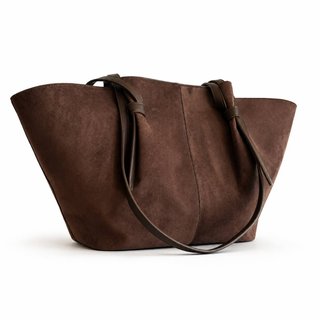 Bolso Shopper Marrón de Antelina Grande