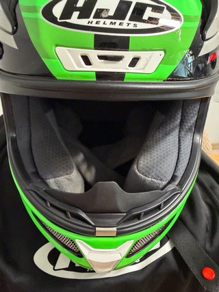 Casco Moto HJC RPHA 11 Verde Talla XS