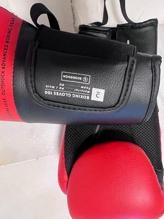 Guantes Boxeo 14 oz Rojo (personas de 60 a 75 kg)