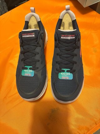 Deportivas Skechers Flex Lite Azul y Rosa