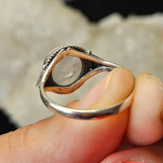 Anillo Plata 925 Piedra Luna