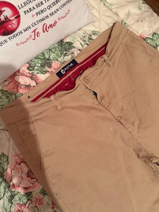Pantalones Hombre Beige
