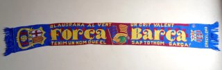 Bufanda oficial FC Barcelona - Años 90 - Vintage