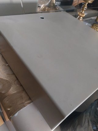 Caja registradora metálica con llave