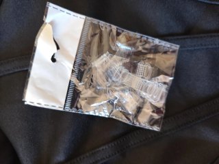 Corsé negro elástico talla L + regalo tirantes