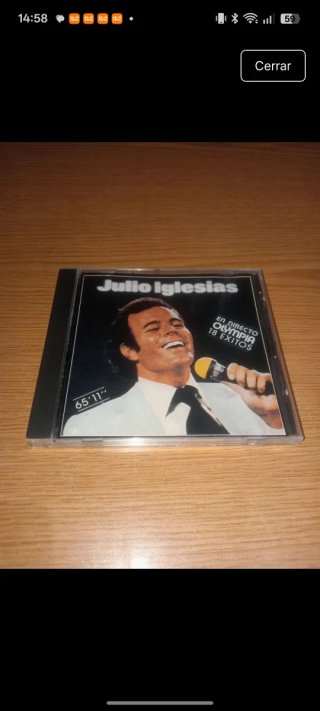 CD Julio Iglesias En Directo Olympia 18 Exitos