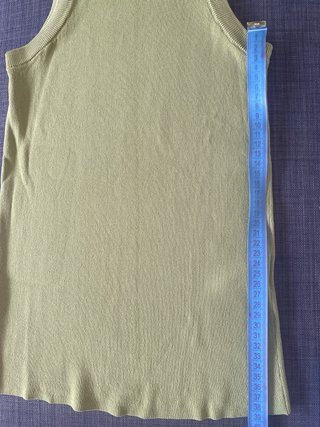 Camiseta sin mangas Zara punto ligero M