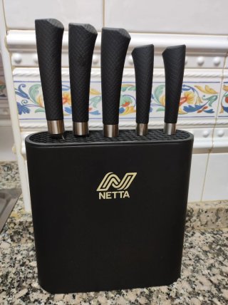 Set de Cuchillos NETTA Negro