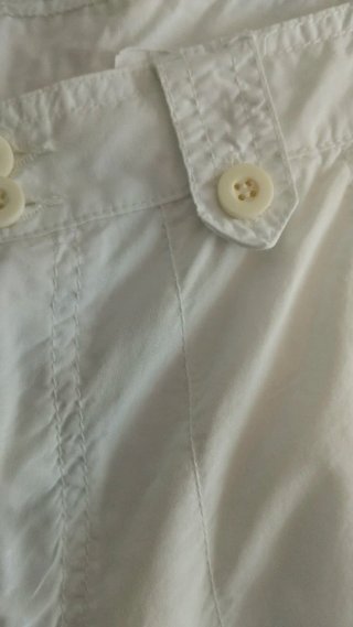 Pantalones blancos capri