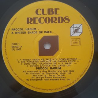 Procol Harum - A Whiter Shade of Pale LP