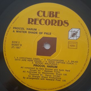 Procol Harum - A Whiter Shade of Pale LP