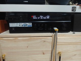 Sistema Sonido Yamaha 7.2 Cine en Casa Negro