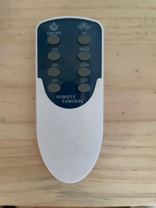 2 Ventiladores de techo con luz y mando