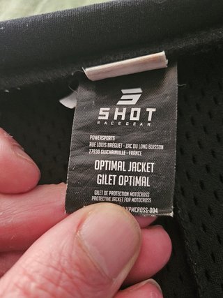 Protector corporal Shot Race Gear