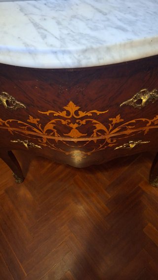 Cómoda Luis XV Mármol Madera