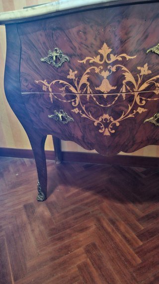 Cómoda Luis XV Mármol Madera