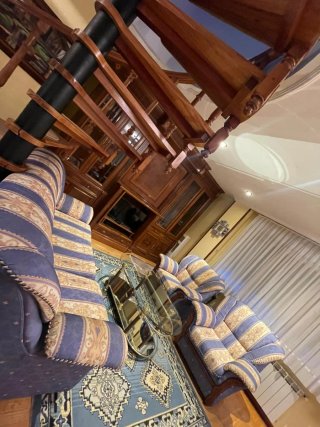 Conjunto: Sofás, mueble TV, mesa comedor y aparado