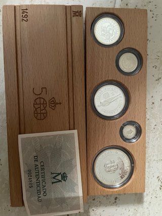 Monedas Conmemorativas Descubrimiento América