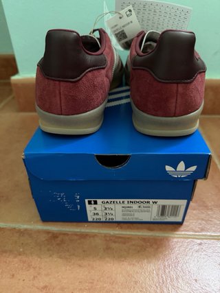 Adidas Gazelle Indoor Burdeos Talla 36 Nuevas