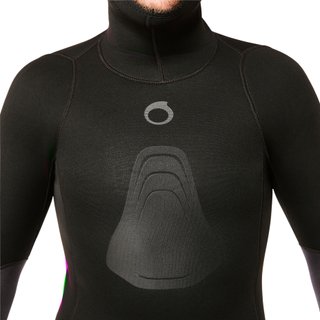 Chaqueta Pesca Submarina SPF 500 Hombre Gris Oscuro