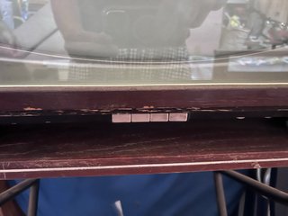 Televisor Antiguo Philips con Mesa