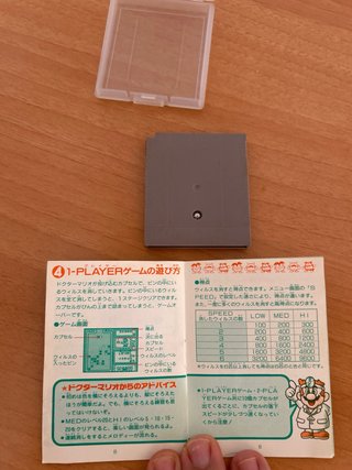 Dr. Mario Game Boy Cartucho + Manual