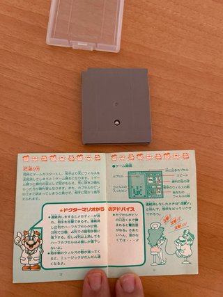 Dr. Mario Game Boy Cartucho + Manual