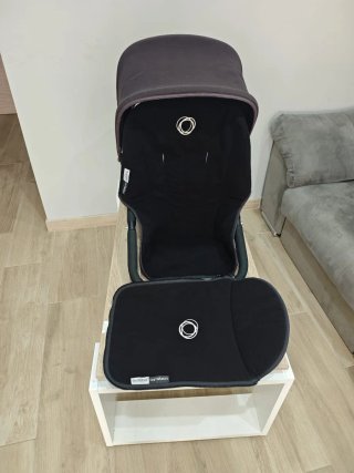 Bugaboo Capota, Cubresilla y Cubrepies Polar Negro
